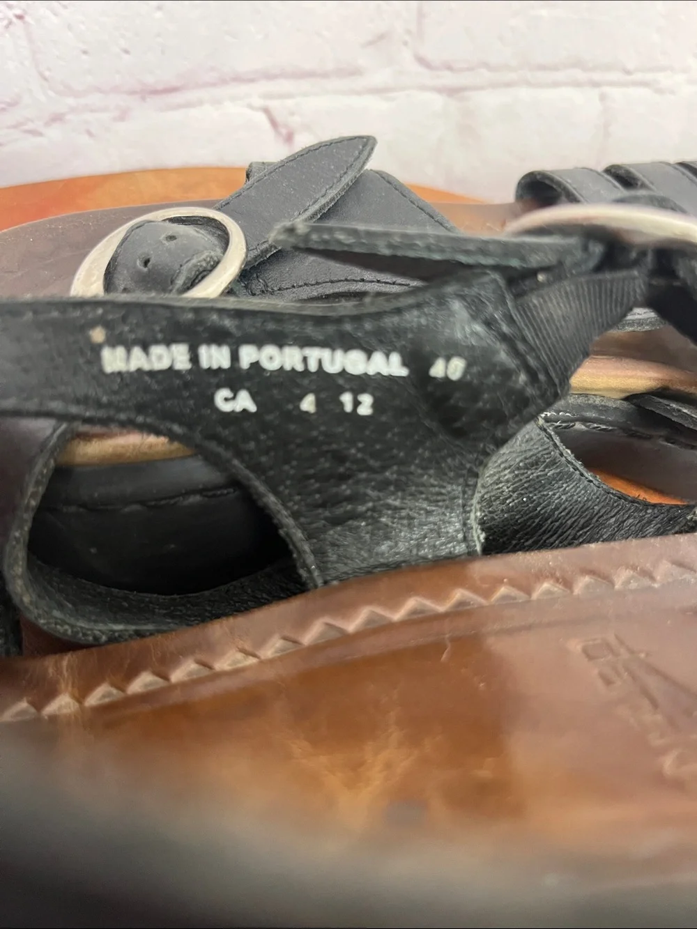 Dansko Black Leather Evita Sandals